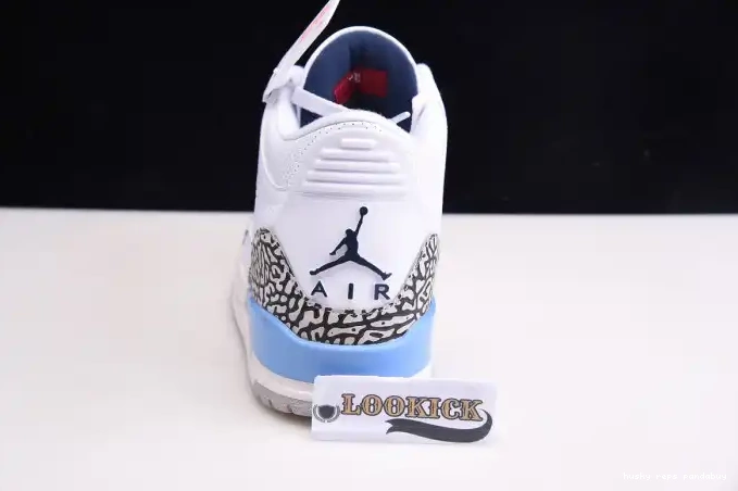 Rep Husky CT8532-104 UNC Jordan Air 3 0603